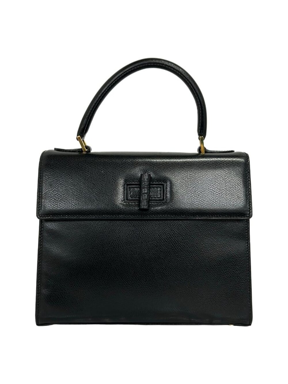 Celine Handbag Black Leather
